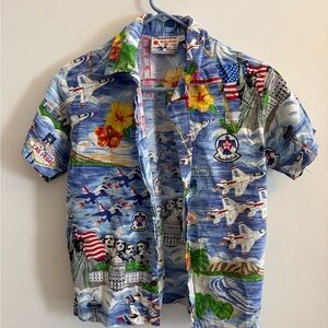 Hilo Hattie Multicolor Kids Button Down Shirt